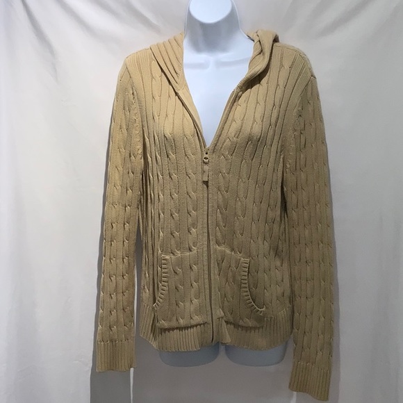 st john's bay zip up sweater